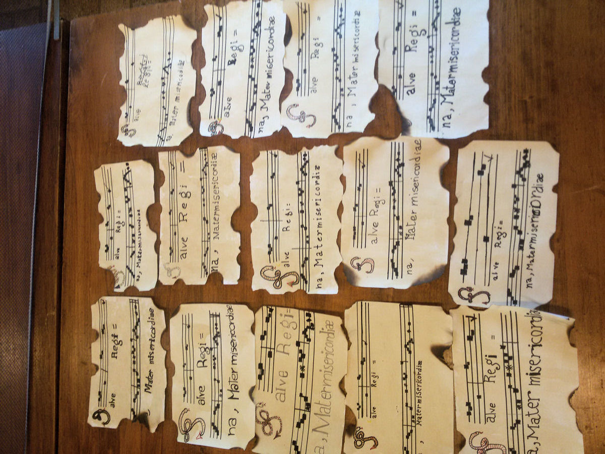 Note Musicali e spartiti antichi