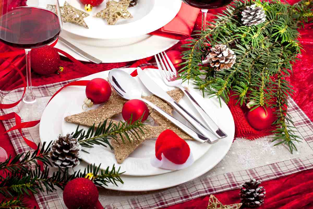 Decorazioni tavola di Natale